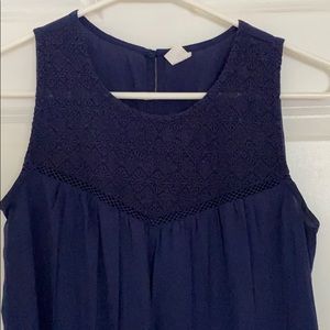 Navy tank top